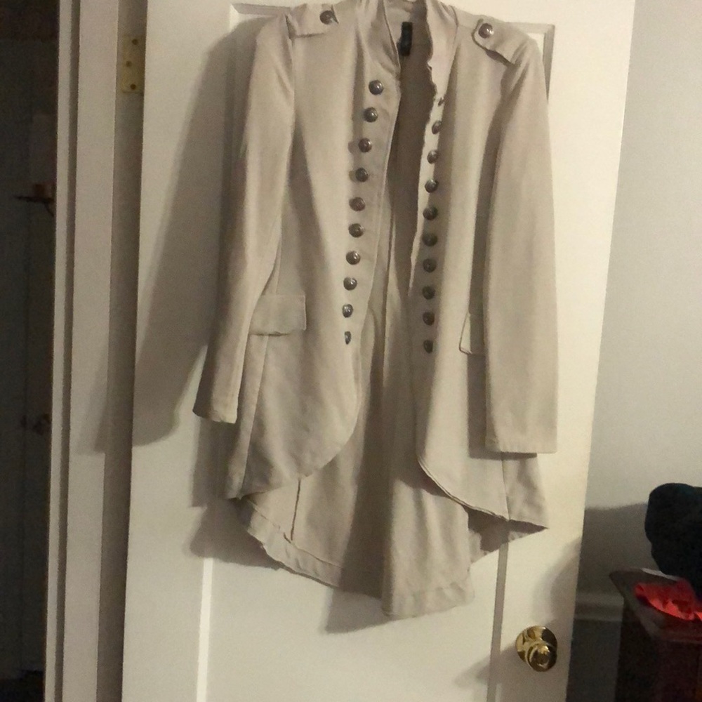 Medium high low jacket